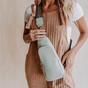 Pink Cove Nikki Sling, Mint, Brand New In Satin Dust Bag.